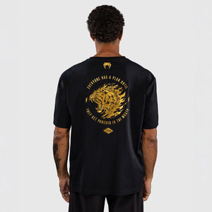 T-shirt Venum x Mike Tyson Tiger Black-gold-Combat Arena