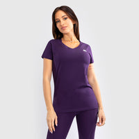 T-shirt Women Venum Essential Purple-Combat Arena