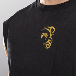 T-shirt smanicata Venum x Mike Tyson Tiger Nero-oro-Combat Arena