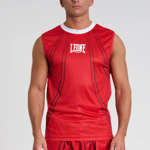 T-shirt technique Sleeveless t-shirt WAKO Leone AB995 Red-Combat Arena