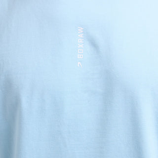 T-shirt Boxraw Lineal Oversize Blue 