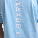T-shirt Boxraw Lineal Oversize Blue 