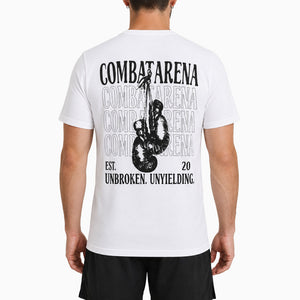 T-shirt Combat Arena Unbroken White 
