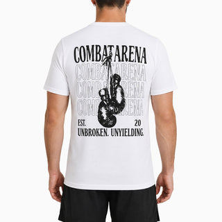 T-shirt Combat Arena Unbroken White 