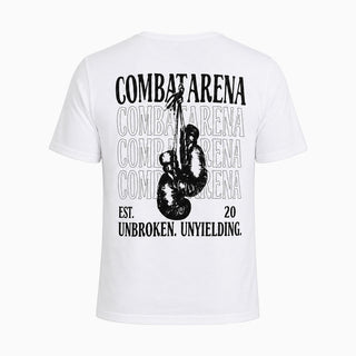 T-shirt Combat Arena Unbroken White 