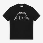 T-shirt Manto Bones Nero