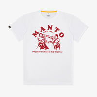 T-shirt Manto White Boxing 