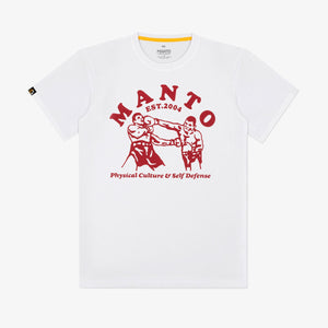 T-shirt Manto White Boxing 