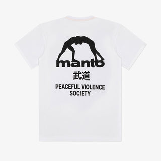 T-shirt Manto Society White 