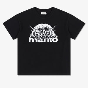 T-shirt oversize Manto Treasure Zone Black 