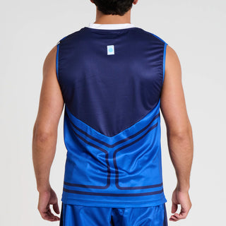 T-shirt technique Sleeveless t-shirt WAKO Leone AB995 Blue 