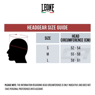 Headgear Leone CS445 DNA with parazygomas