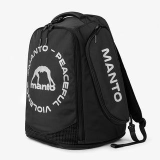 Backpack Manto CIRCLE Convertible XL Reflective Black-Silver-Combat Arena