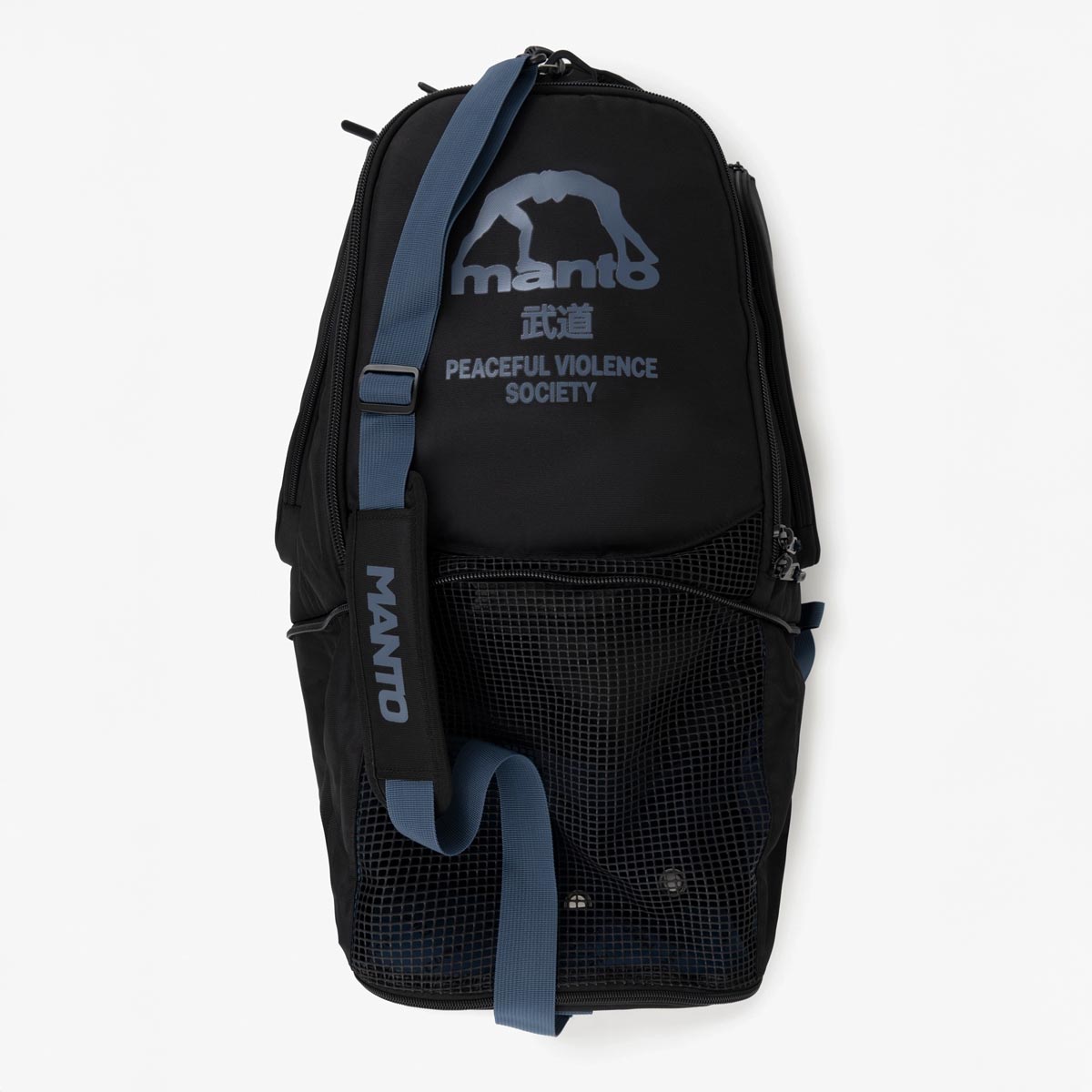 MANTOバックパック リフレクティブ 柔術 Backpack Manto SOCIETY Convertible M Black-blue – Combat Arena
