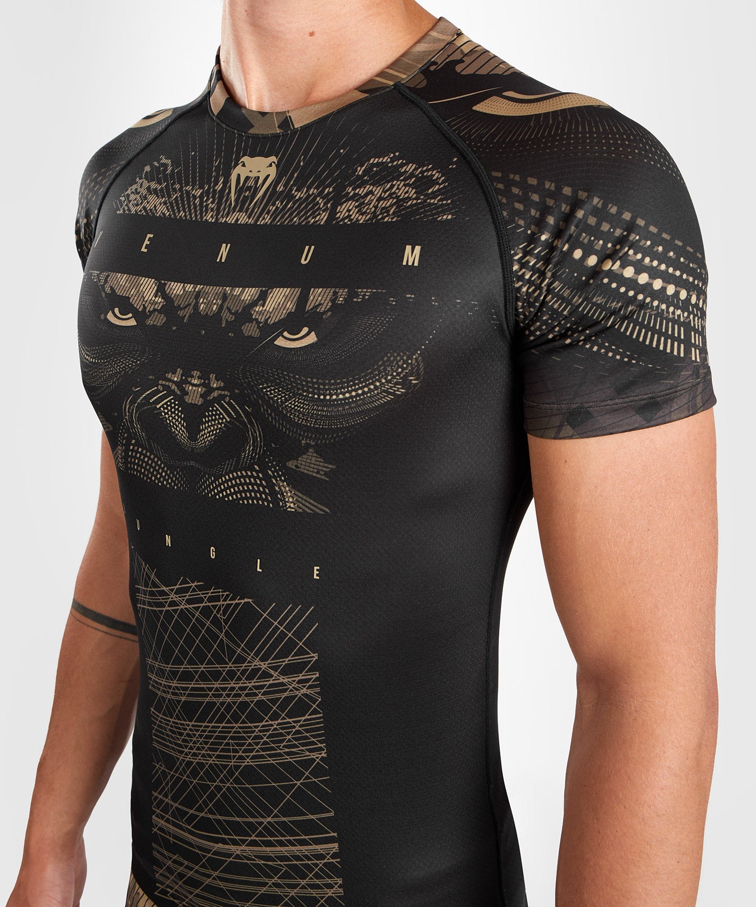 Rashguard Venum Gorilla Jungle short sleeves