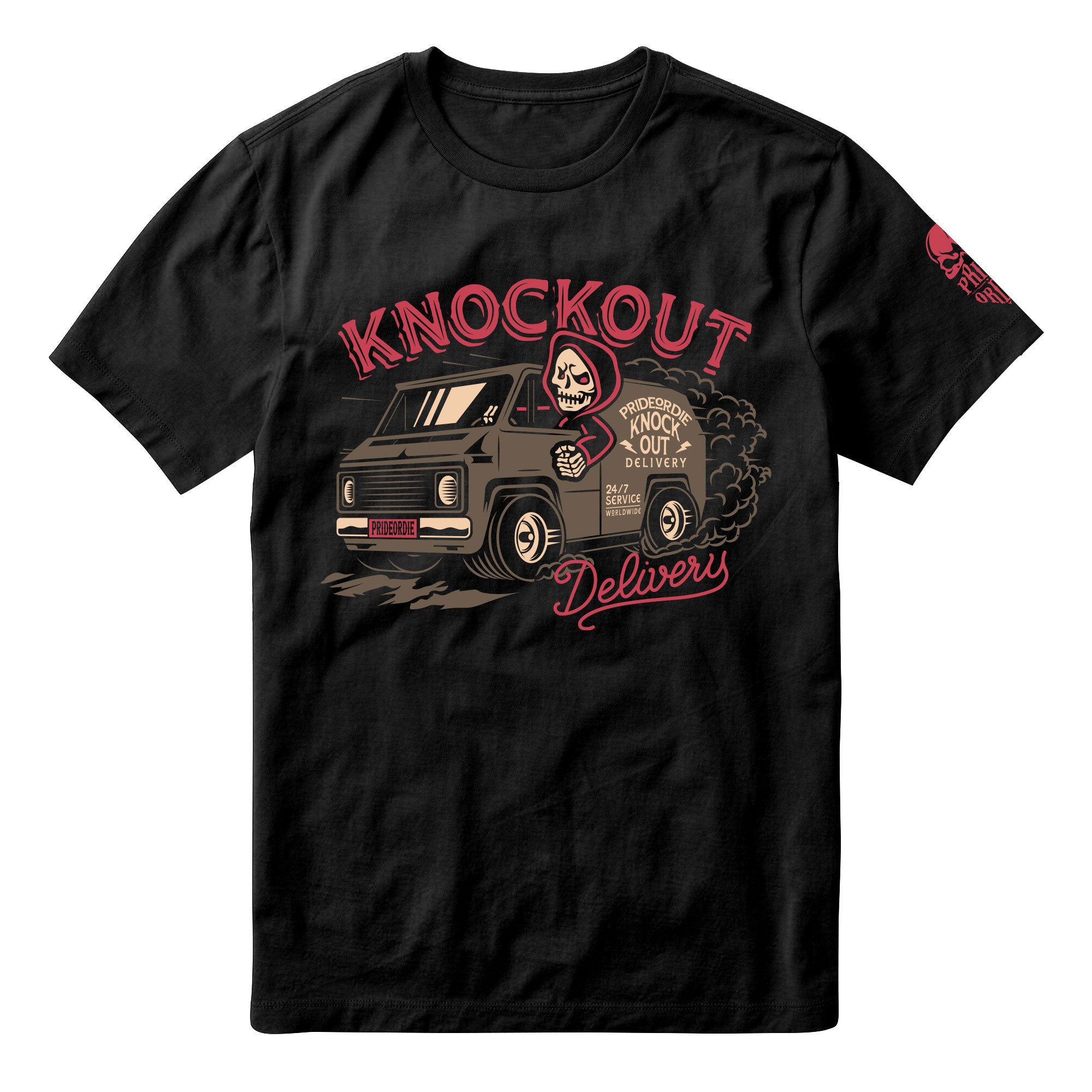 T-shirt Pride or Die Knock-out Delivery