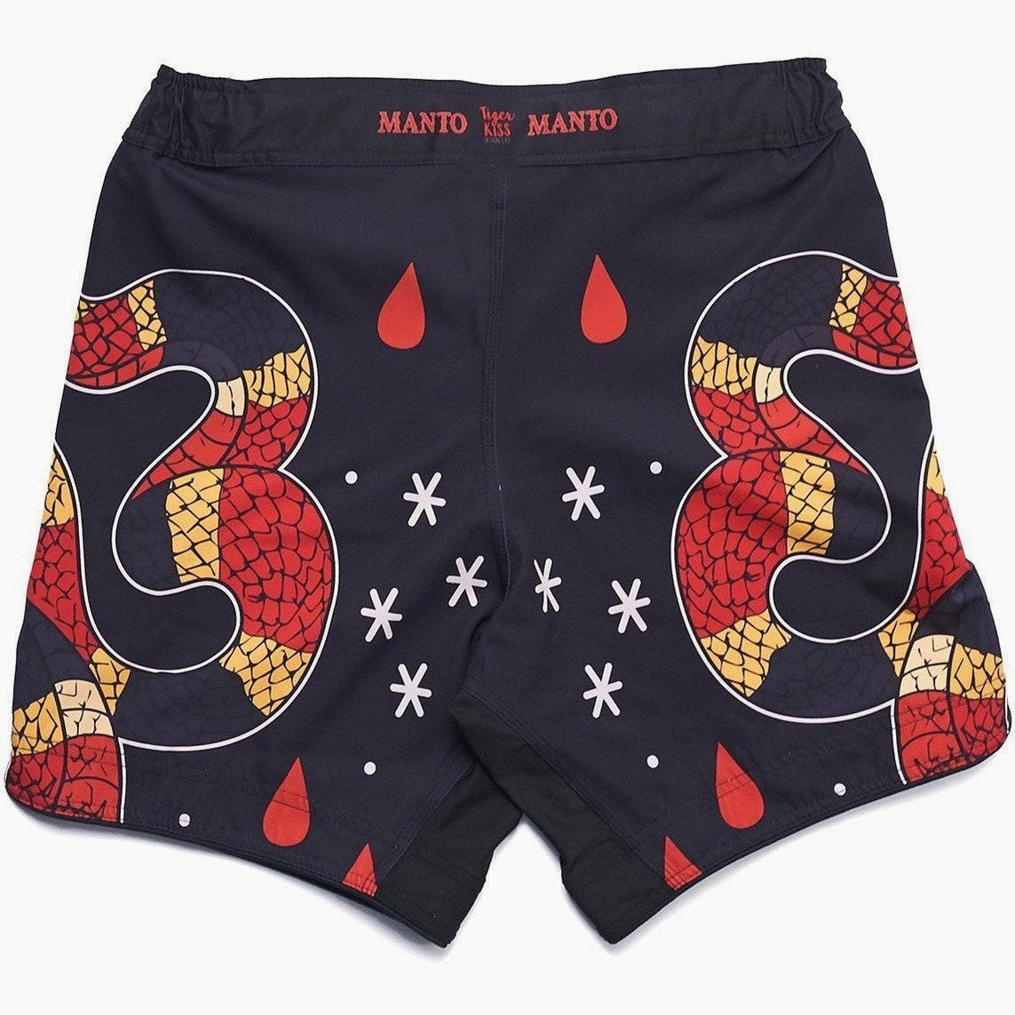 MMA shorts Manto Coral black