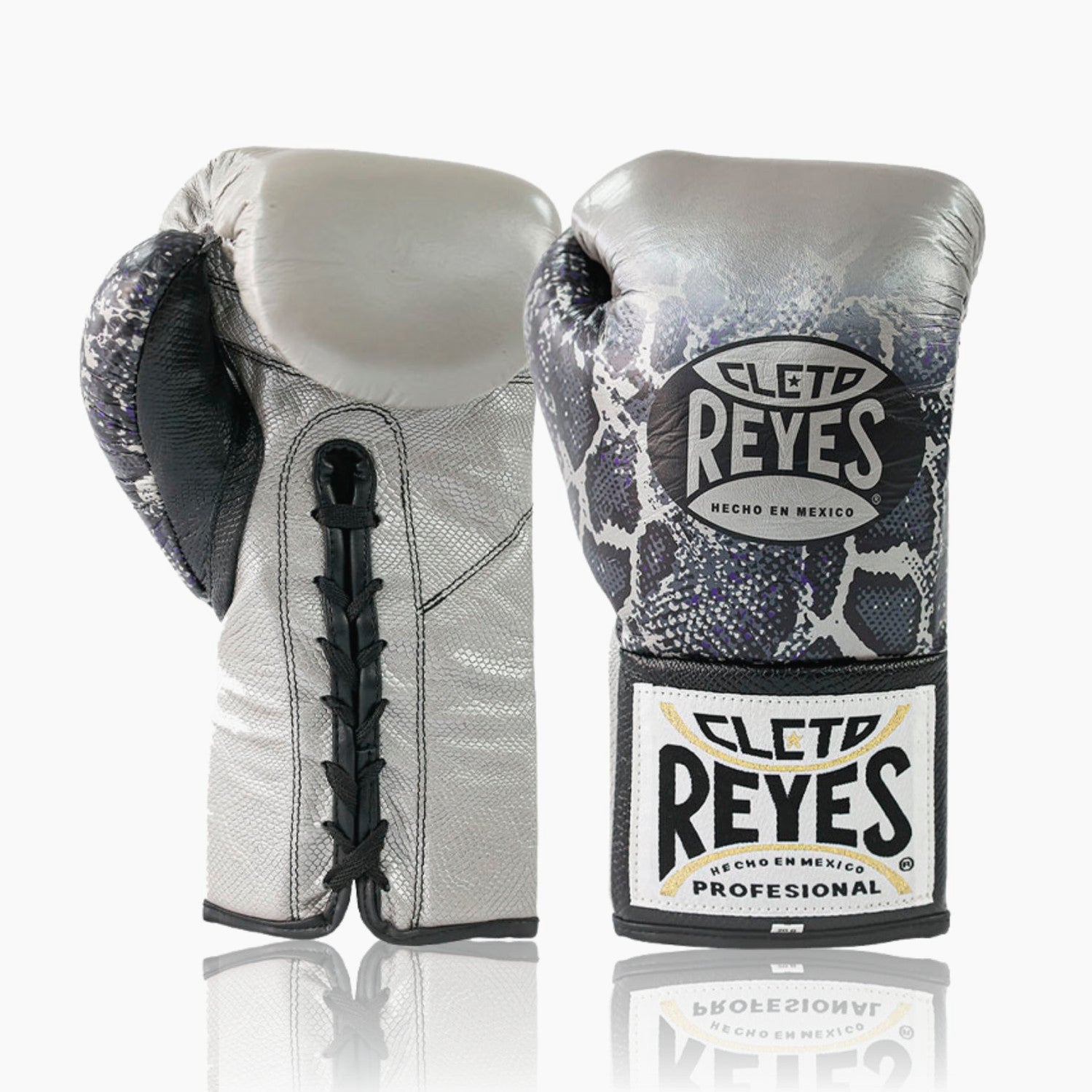Boxing gloves Cleto Reyes Professional CB2 Steel Snake with laces