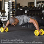 Toorx dumbbells with wheels for abs