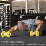 Toorx dumbbells with wheels for abs