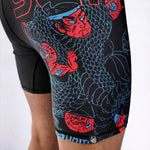 Compression Shorts Half Sumo Black Mamba Neon 