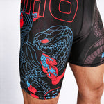 Compression Shorts Half Sumo Black Mamba Neon 
