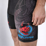 Compression Shorts Half Sumo Black Mamba Neon 