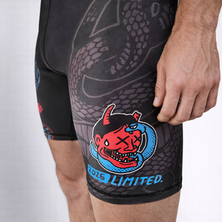 Compression Shorts Half Sumo Black Mamba Neon 