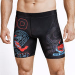 Compression Shorts Half Sumo Black Mamba Neon 