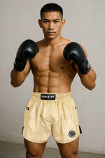 Kick-thai shorts Combat Arena Light Tech Cream white 