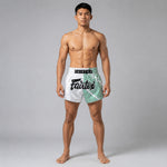 Kick-thai shorts Fairtex BS1923 White Racer
