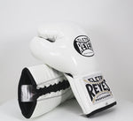 Boxhandschuhe Cleto Reyes Professional CB2 Weiß mit Schnürsenkeln