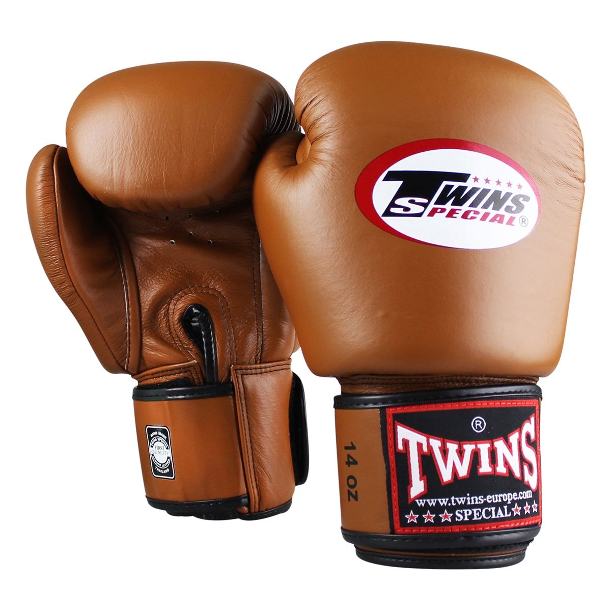 Thai boxing gloves Twins Special BGVL3 Retro Brown