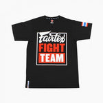 T-shirt Fairtex Fight Team TST51 Nero-rosso-Combat Arena